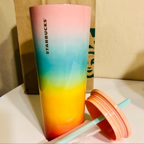 Starbucks 2019 rainbow Tumbler NWT - Picture 2 of 5